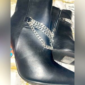 High heel ankle booties
